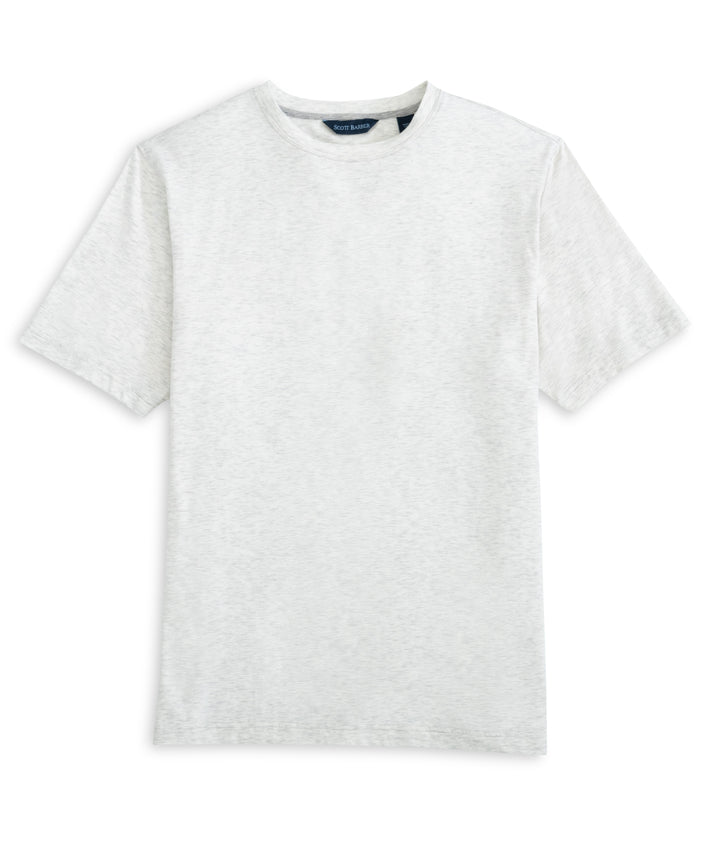 Cotton/Lyocell Heather Tee - White